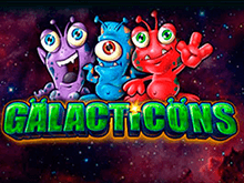 Играть онлайн на деньги на увлекательном слоте Galacticons от Microgaming